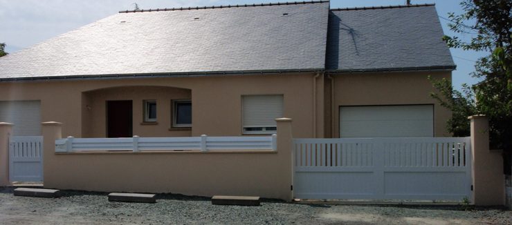 Portails et clotures PVC Nantes