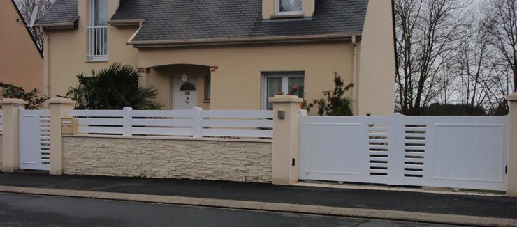 Portails et clotures PVC Nantes